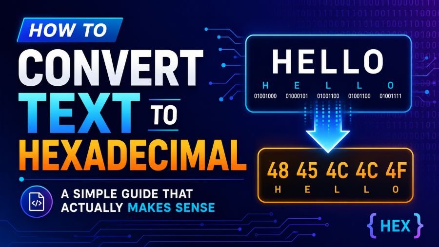 How to Convert Text to Hexadecimal: A Simple Guide That Actually Makes Sense